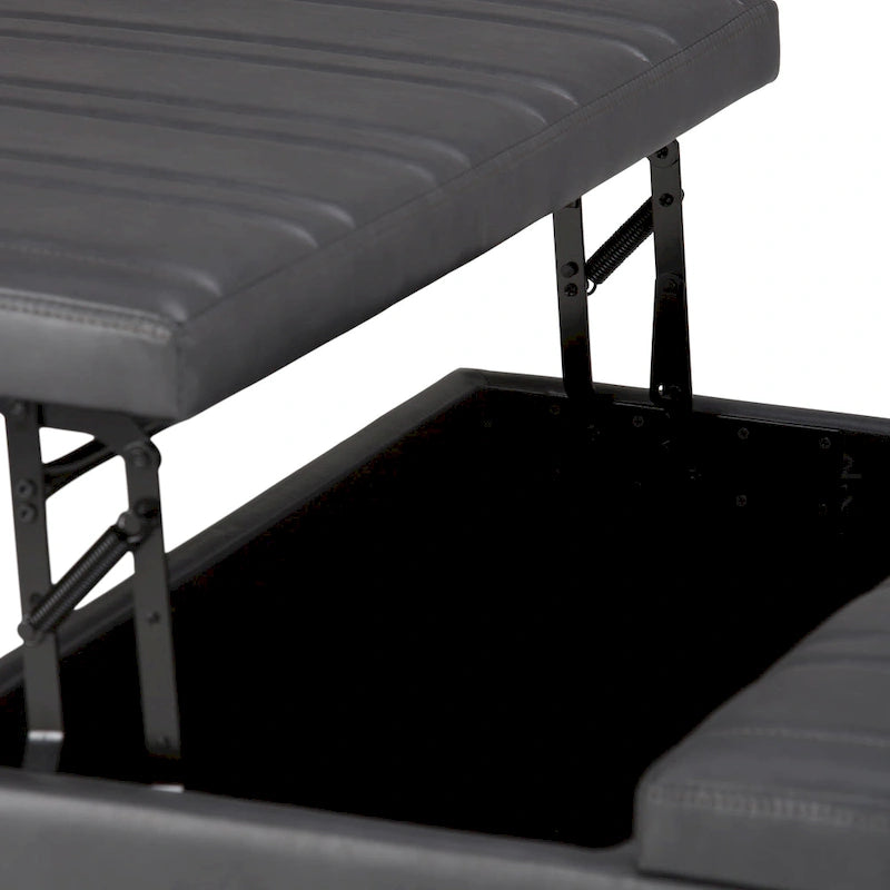 WYNDENHALL Tyler 36 inch Wide Contemporary Square Table Ottoman 13