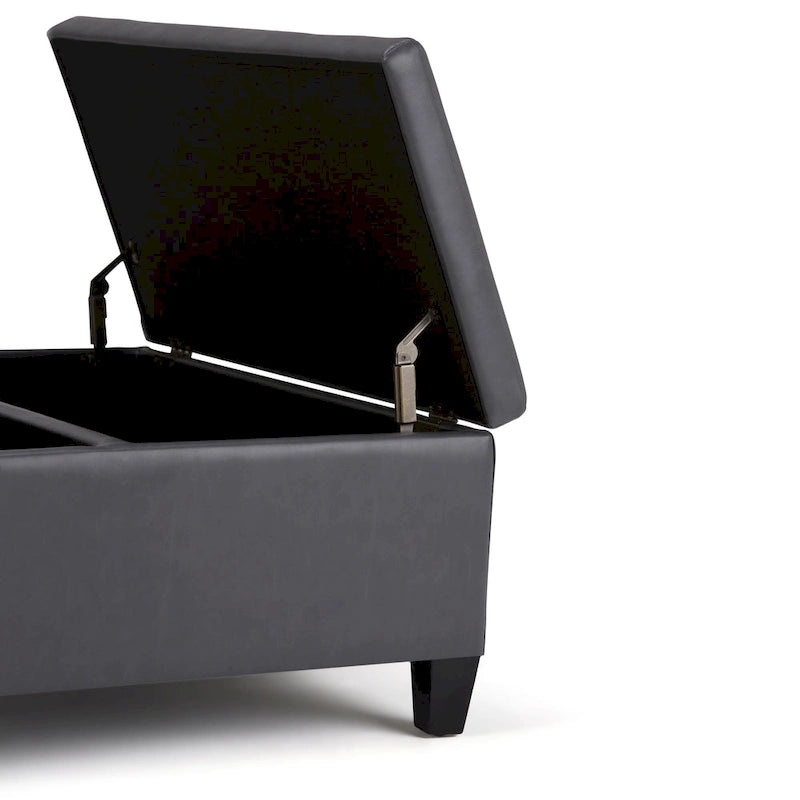 WYNDENHALL Tyler 36 inch Wide Contemporary Square Table Ottoman 15