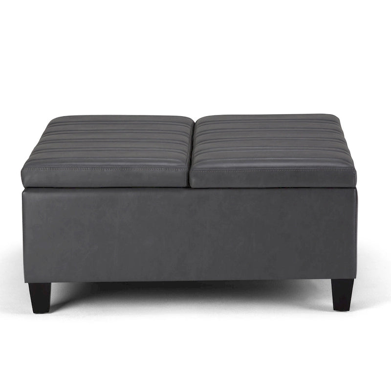 WYNDENHALL Tyler 36 inch Wide Contemporary Square Table Ottoman 16