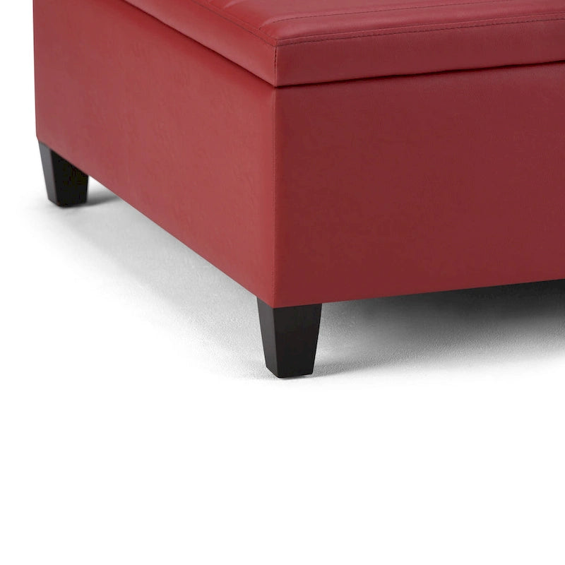 WYNDENHALL Tyler 36 inch Wide Contemporary Square Table Ottoman 21