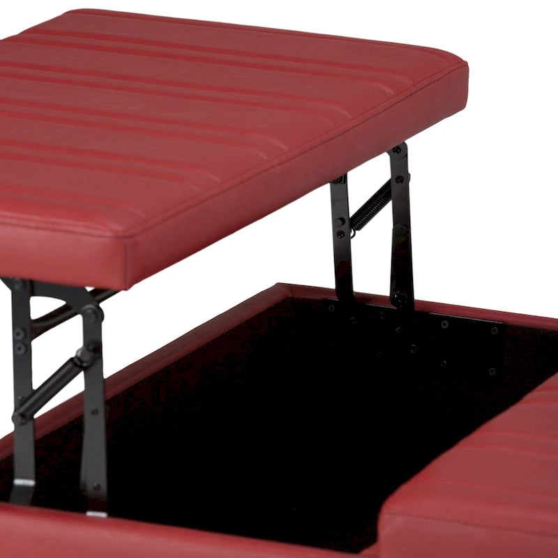 WYNDENHALL Tyler 36 inch Wide Contemporary Square Table Ottoman 22