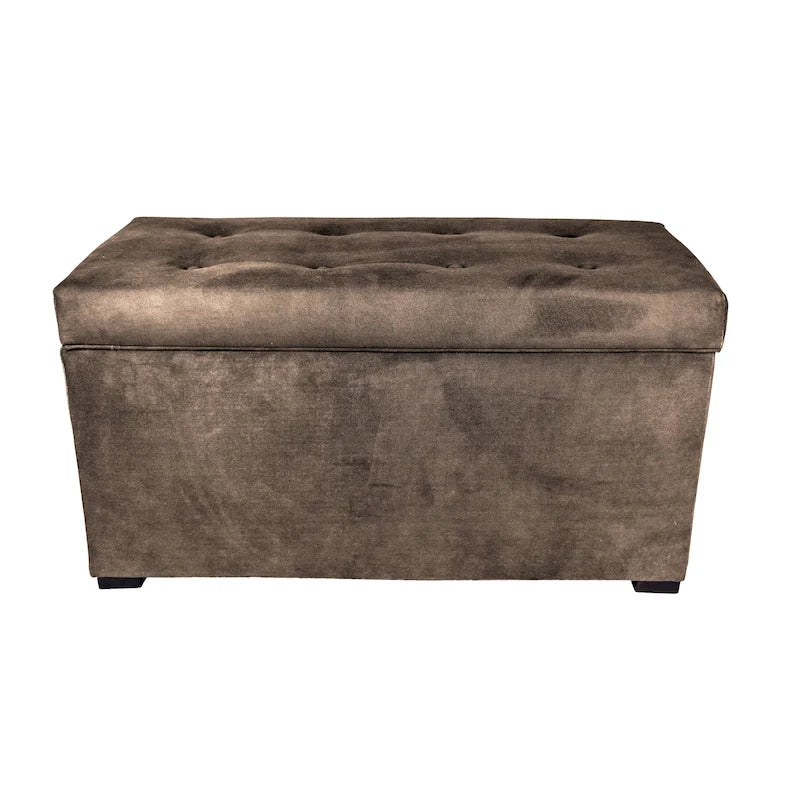 MJL Furniture Angela 8-button Tufted Obsession Storage Trunk Bench 21