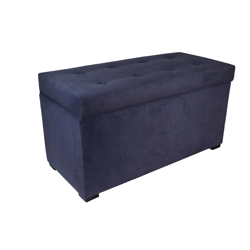 MJL Furniture Angela 8-button Tufted Obsession Storage Trunk Bench 6