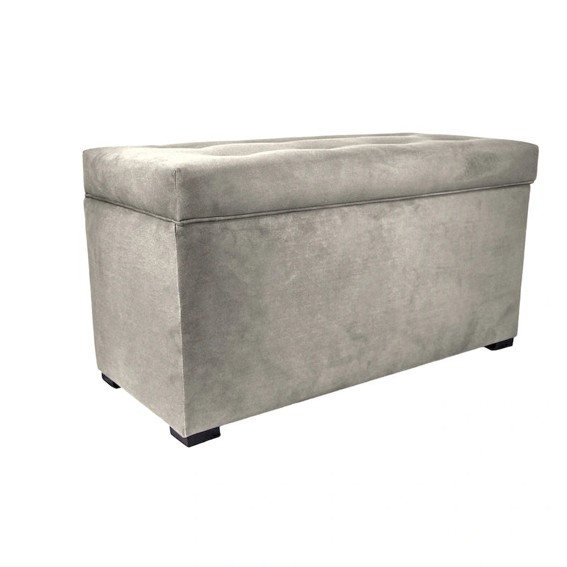 MJL Furniture Angela 8-button Tufted Obsession Storage Trunk Bench 9