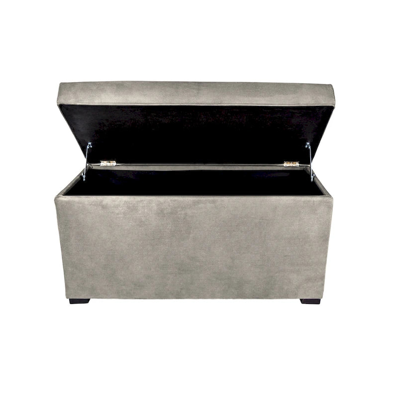 MJL Furniture Angela 8-button Tufted Obsession Storage Trunk Bench 12