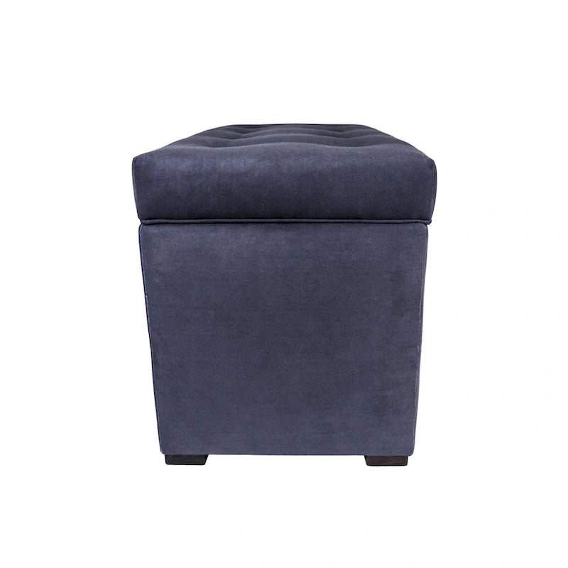 MJL Furniture Angela 8-button Tufted Obsession Storage Trunk Bench 14