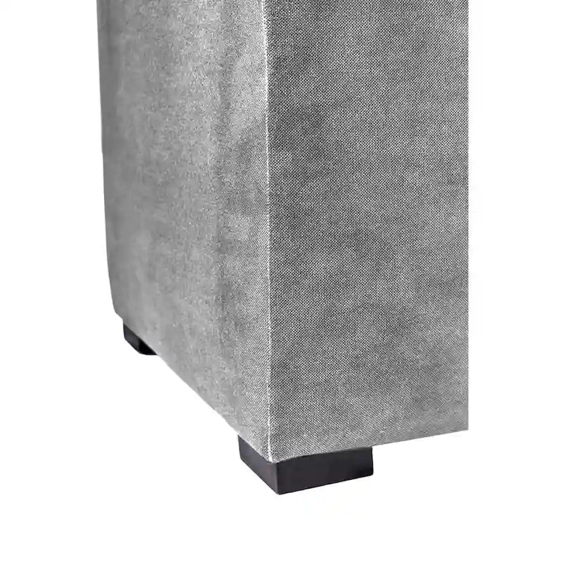 MJL Furniture Angela 8-button Tufted Obsession Storage Trunk Bench 16