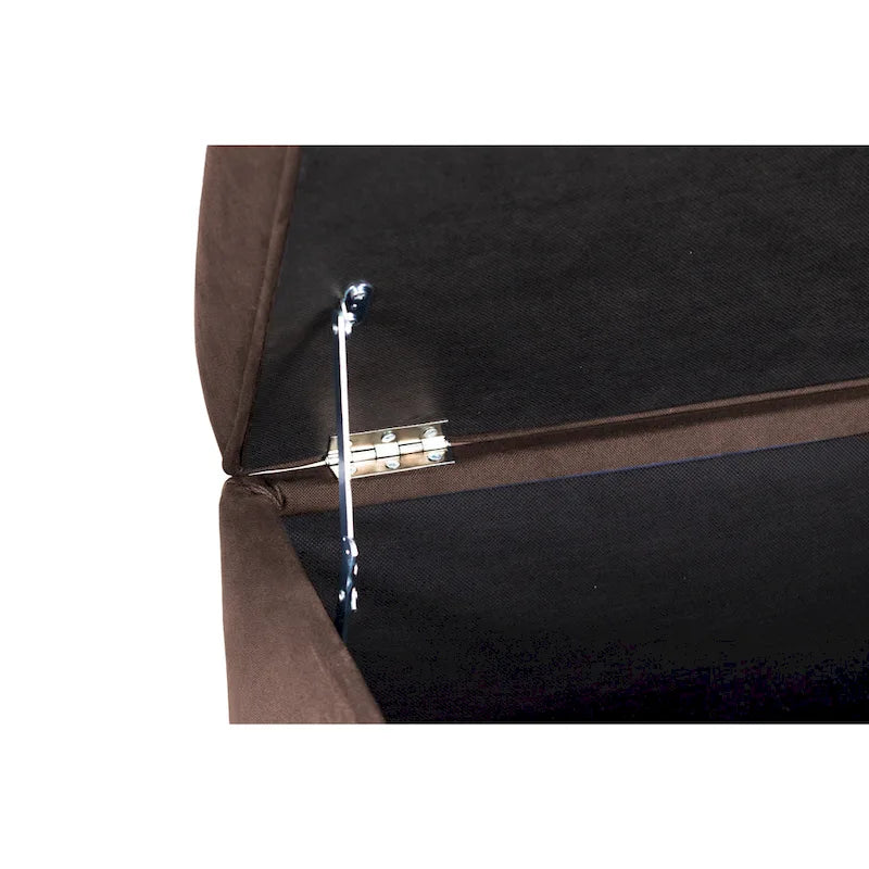 MJL Furniture Angela 8-button Tufted Obsession Storage Trunk Bench 17