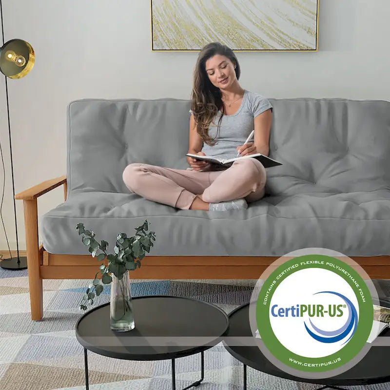 Loosh Home 8 Gel Memory Foam Twin Size Futon Mattress 7