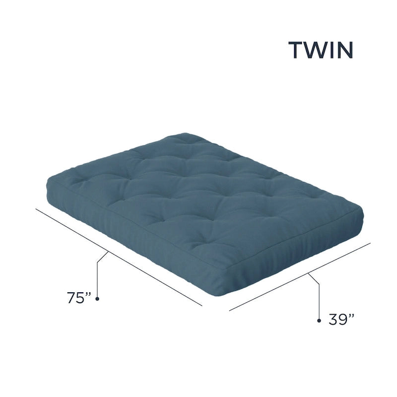 Loosh Home 8 Gel Memory Foam Twin Size Futon Mattress 10