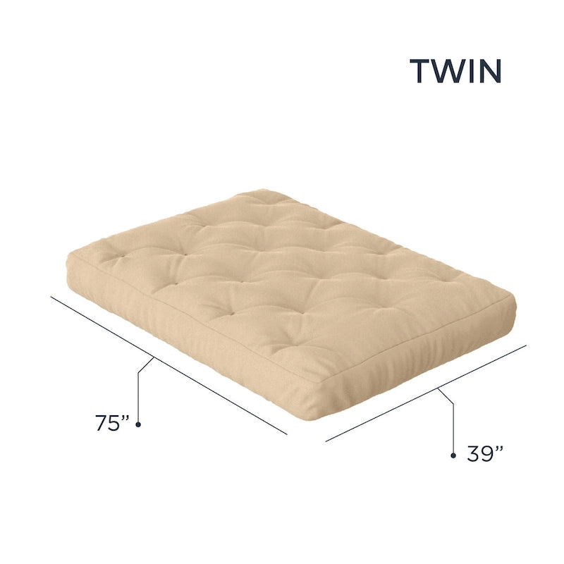 Loosh Home 8 Gel Memory Foam Twin Size Futon Mattress 20