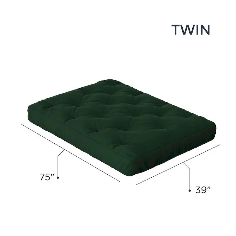 Loosh Home 8 Gel Memory Foam Twin Size Futon Mattress 30