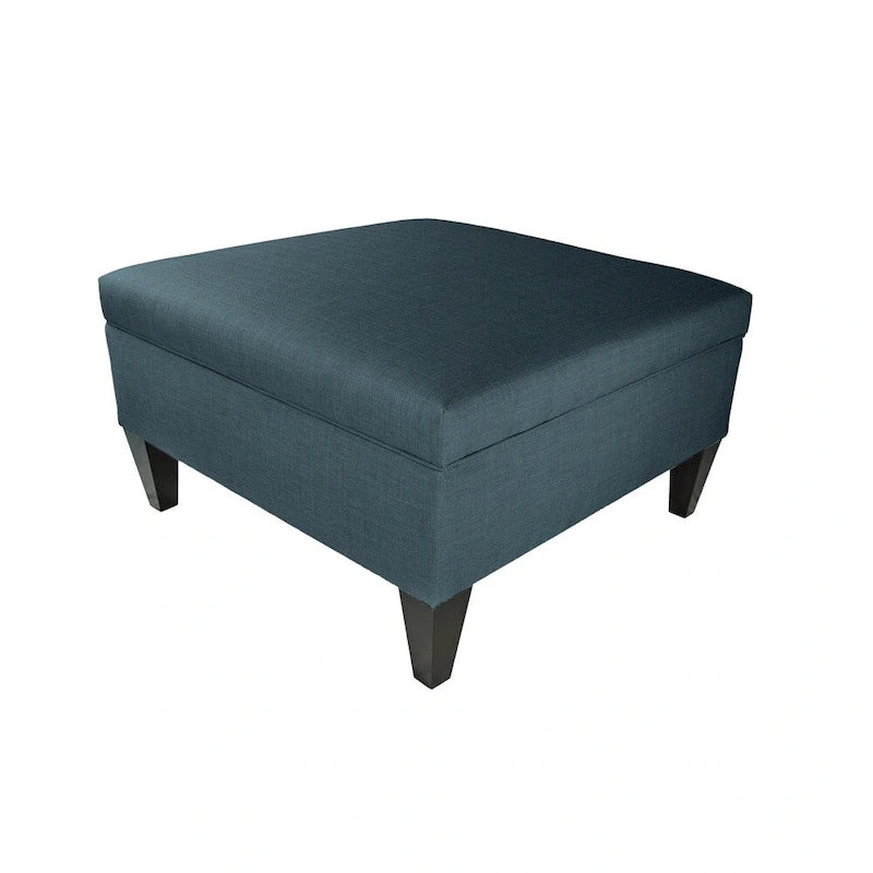 MJL Furniture Manhattan Allure Upholstered Organizational Cocktail Ottoman Table 16