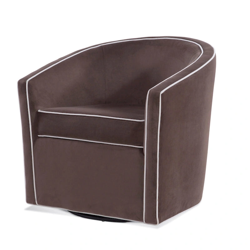 Kenton Barrel Style Swivel Chair by Greyson Living 6