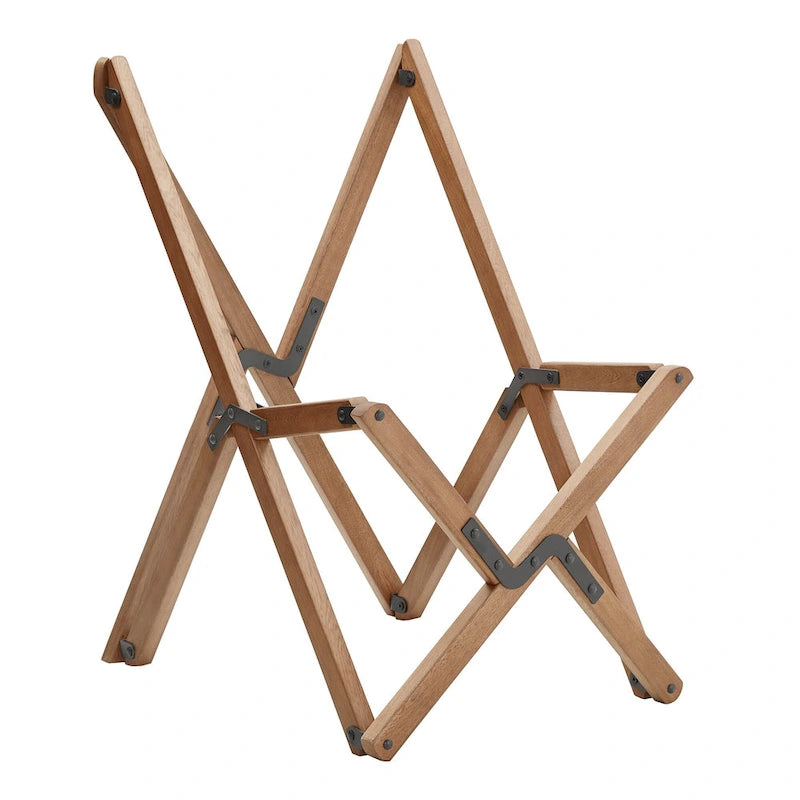 Cantu Genuine Top Grain Leather Tripolina Sling Chair by iNSPIRE Q Modern 20