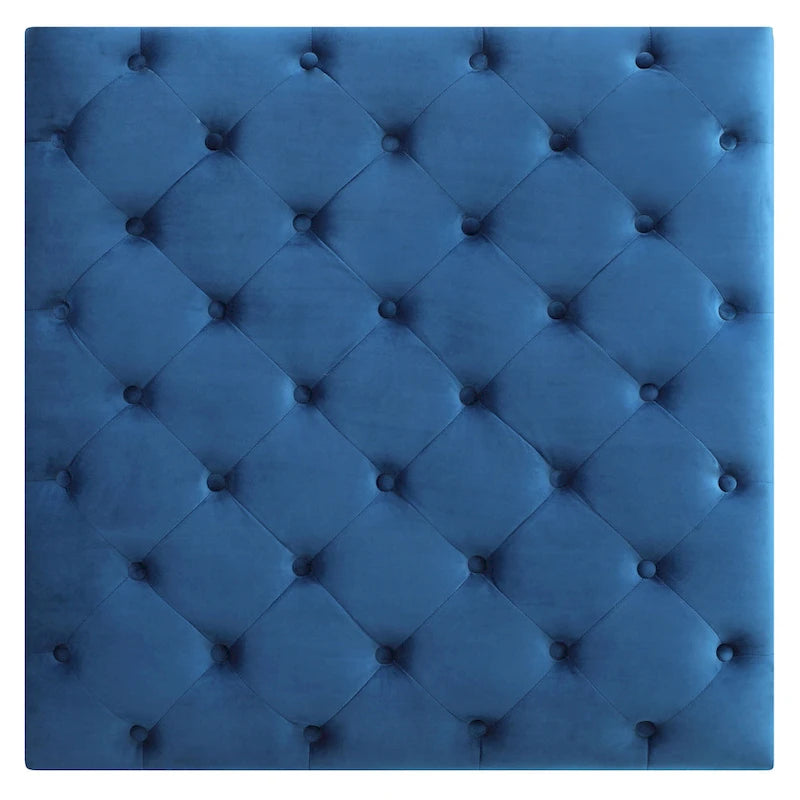 Nola Velvet Tufted Oversized Ottoman 7