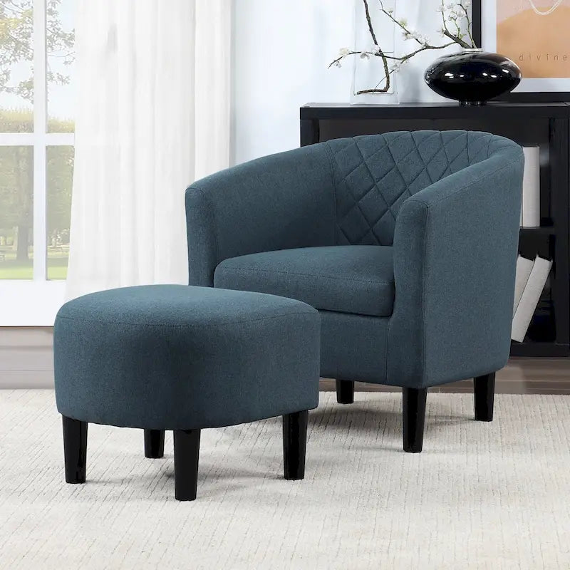 Convenience Concepts Sedia d'accento con pouf Roosevelt Take a Seat 14