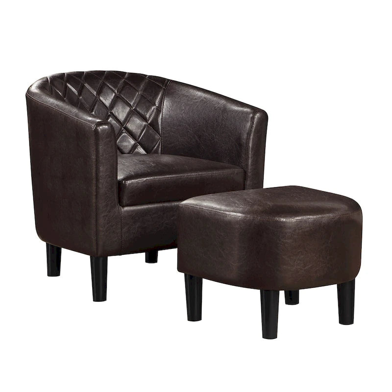 Convenience Concepts Sedia d'accento con pouf Roosevelt Take a Seat 7