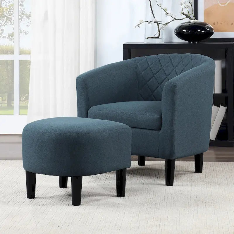 Convenience Concepts Sedia d'accento con pouf Roosevelt Take a Seat 9