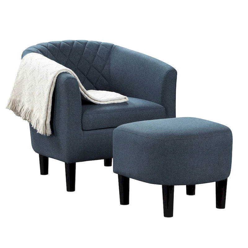 Convenience Concepts Sedia d'accento con pouf Roosevelt Take a Seat 10