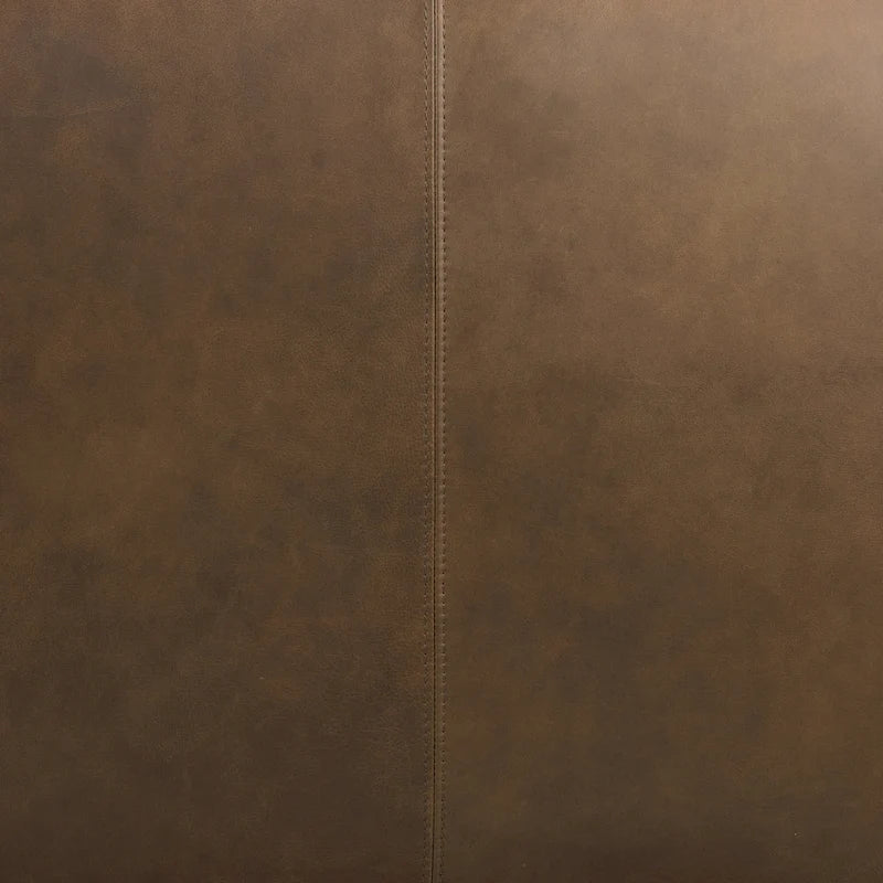 Poly & Bark Denver Leather Ottoman - Full Grain Genuine Italian Leather 22