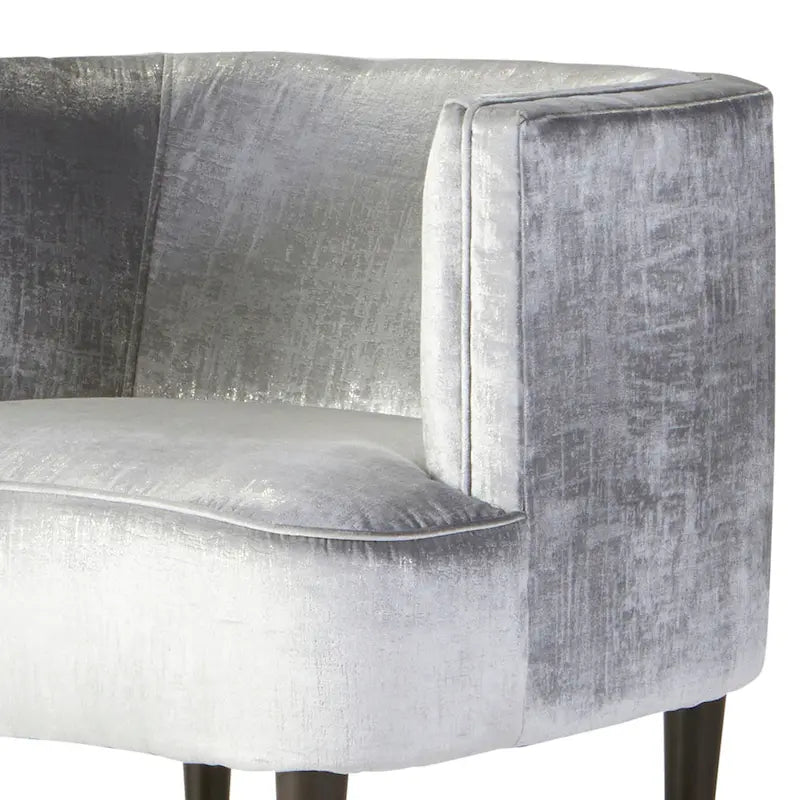 Roundhill Furniture Isla Chenille Oversized Living Room Barrel Accent Chair with Arms 12