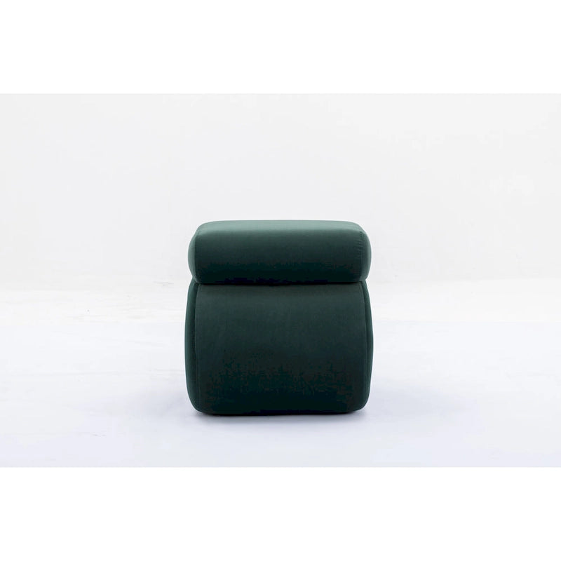 Modern S-shape Ottoman Makeup Stool Footstool for Living Room,Bedroom 19