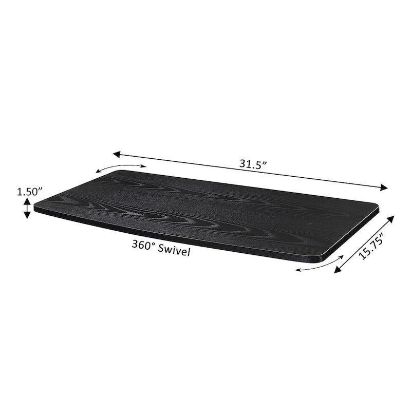 Convenience Concepts Designs2Go XL Single Tier Swivel Riser for TVs up to 37 Inches 4