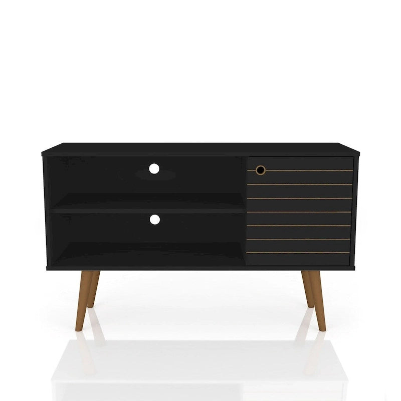 Mid-century Modern Liberty 2-shelf TV Stand 38