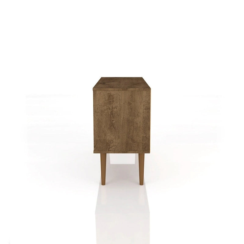 Mid-century Modern Liberty 2-shelf TV Stand 5