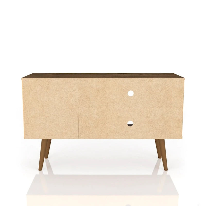 Mid-century Modern Liberty 2-shelf TV Stand 7