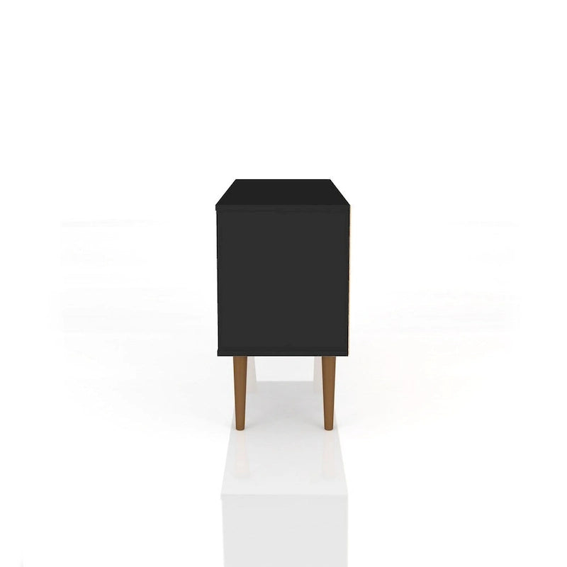 Mid-century Modern Liberty 2-shelf TV Stand 14