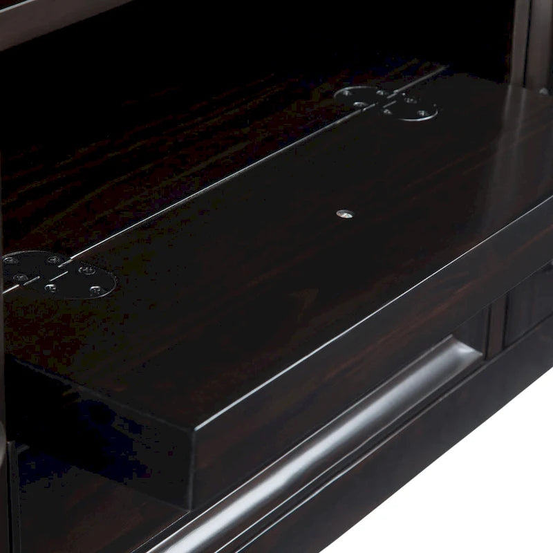 WYNDENHALL Halifax 72 inch Wide Solid Wood Transitional TV Stand - 72w x 19d x 26 h 6