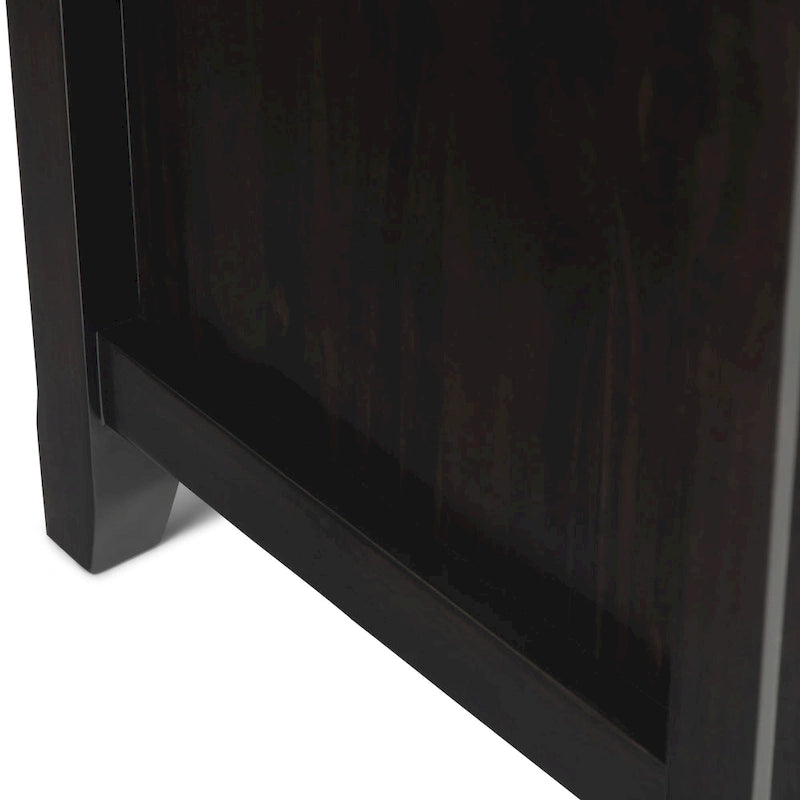 WYNDENHALL Halifax 72 inch Wide Solid Wood Transitional TV Stand - 72w x 19d x 26 h 10