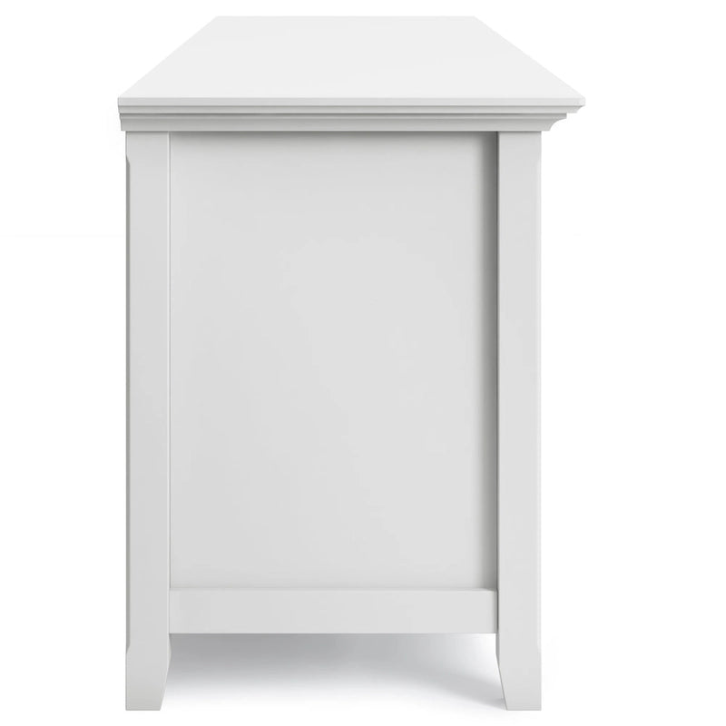 WYNDENHALL Halifax 72 inch Wide Solid Wood Transitional TV Stand - 72w x 19d x 26 h 16