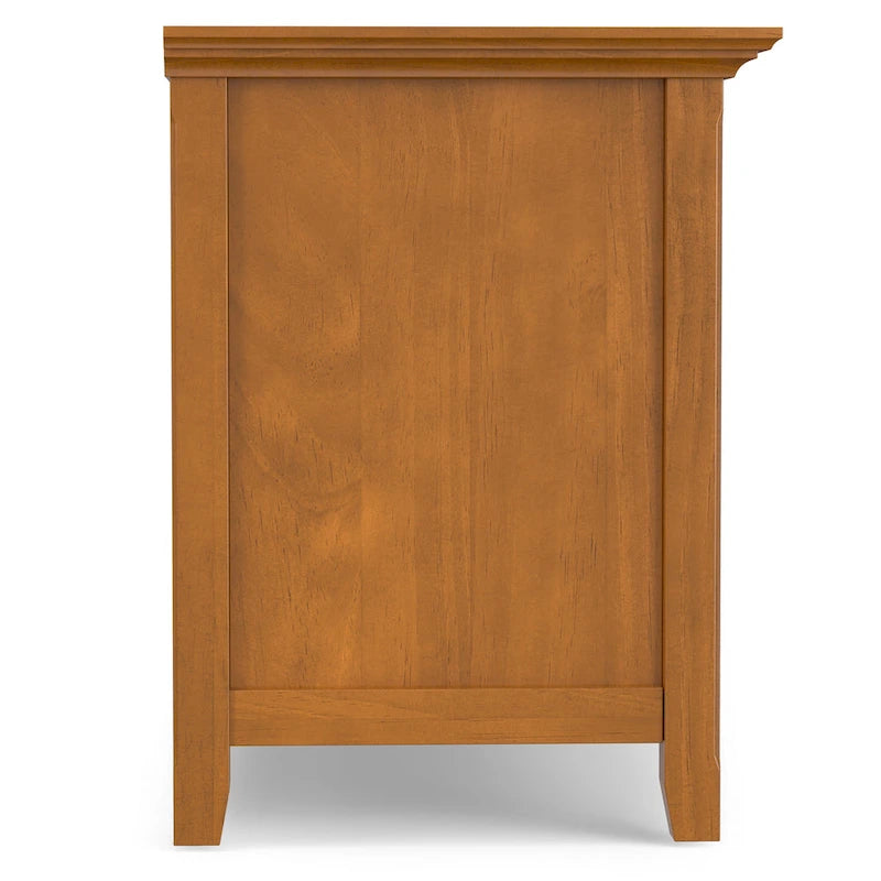 WYNDENHALL Halifax 72 inch Wide Solid Wood Transitional TV Stand - 72w x 19d x 26 h 31