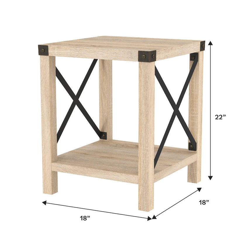 Middlebrook Kujawa 18-inch X-side Accent Table (Set of 2) 31