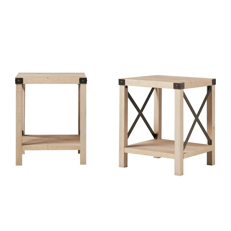 Middlebrook Kujawa 18-inch X-side Accent Table (Set of 2) 34