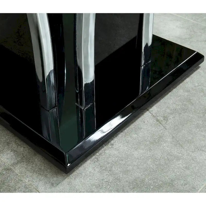 del Rio Modern Glass Top 2-Piece Accent Table Set by Furniture of America 12