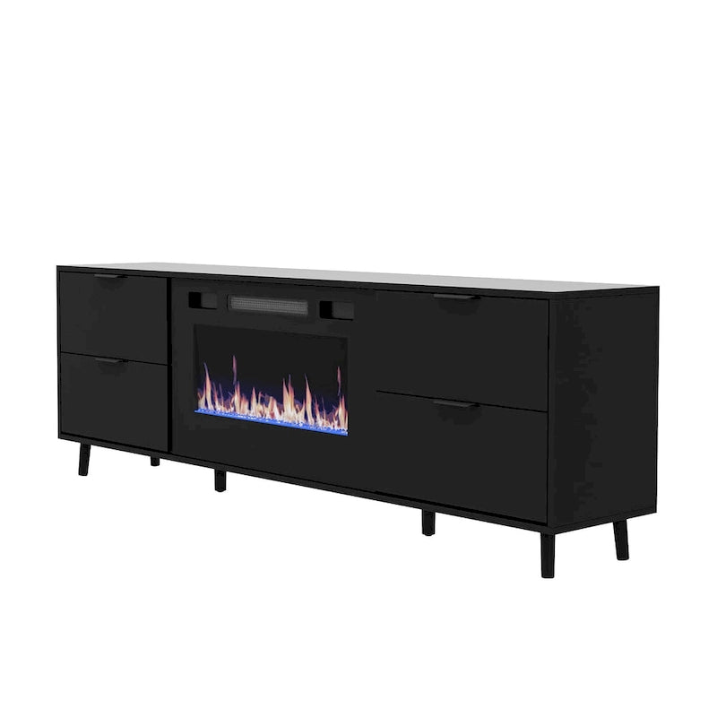 Electric Fireplace TV Stand Entertainment Center Remote Control 8