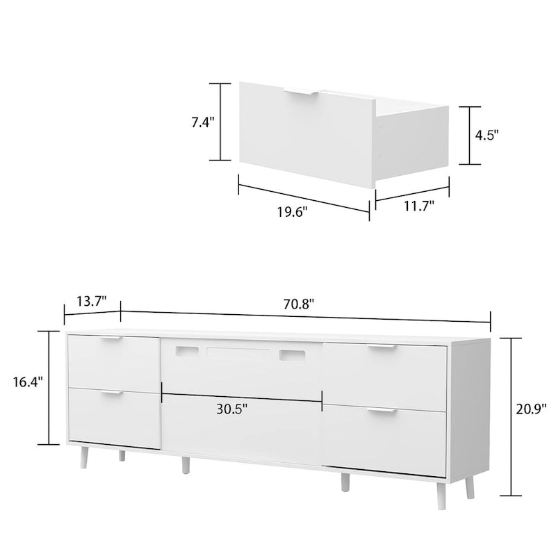 Electric Fireplace TV Stand Entertainment Center Remote Control 10