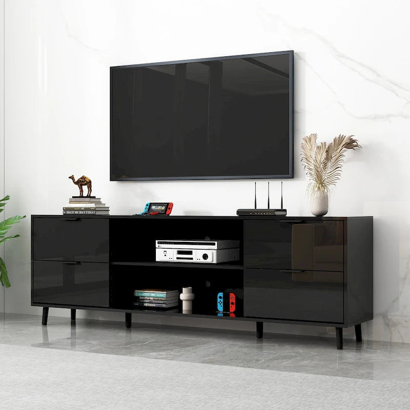 Electric Fireplace TV Stand Entertainment Center Remote Control 25