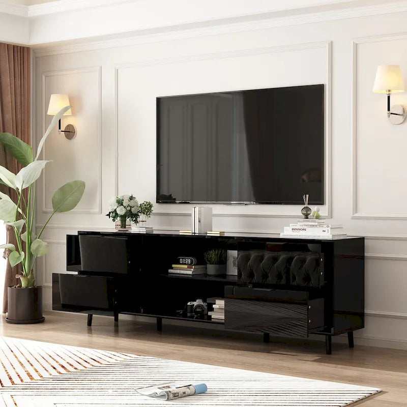 Electric Fireplace TV Stand Entertainment Center Remote Control 26