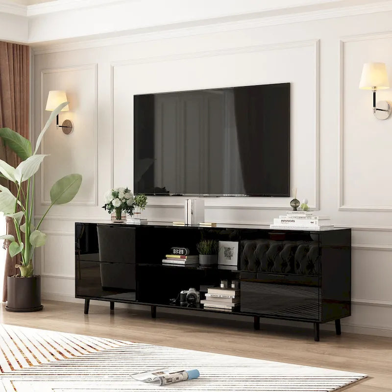 Electric Fireplace TV Stand Entertainment Center Remote Control 27