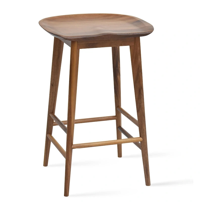 Steve Silver Hendry Backless Solid Acacia Counter Stool - Counter Stool 26