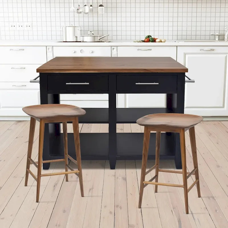 Steve Silver Hendry Backless Solid Acacia Counter Stool - Counter Stool 9