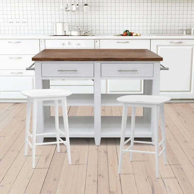 Steve Silver Hendry Backless Solid Acacia Counter Stool - Counter Stool 16