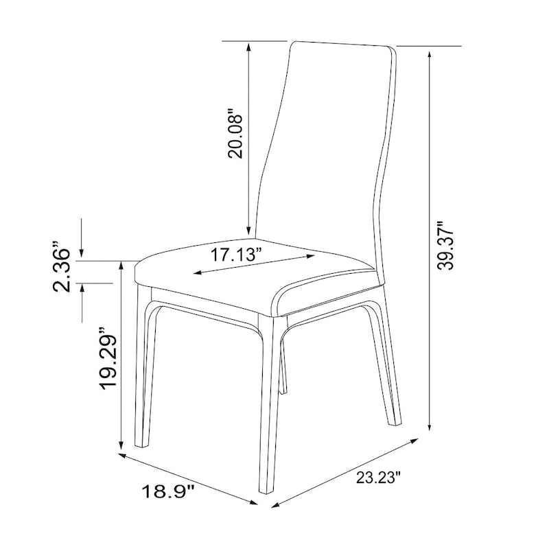 Somette Pogo Criss Cross Set da Pranzo con Sedie Nere 8