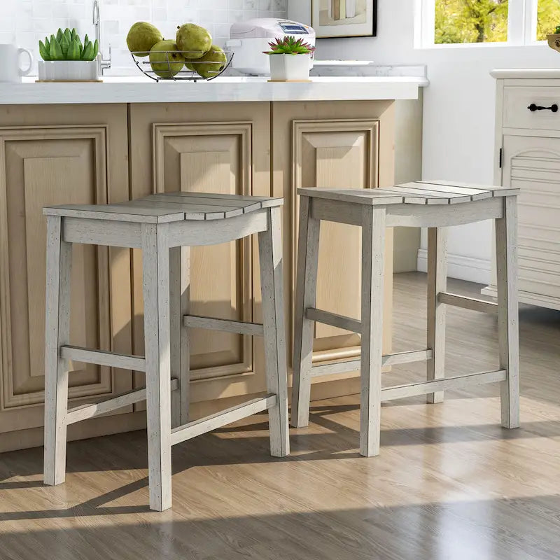 Tarala Farmhouse Wood 5-Piece Counter Height Table and Stool Set by Furniture of America 9