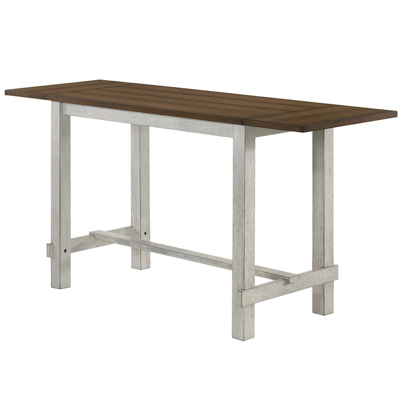 Tarala Farmhouse Wood 5-Piece Counter Height Table and Stool Set by Furniture of America 11